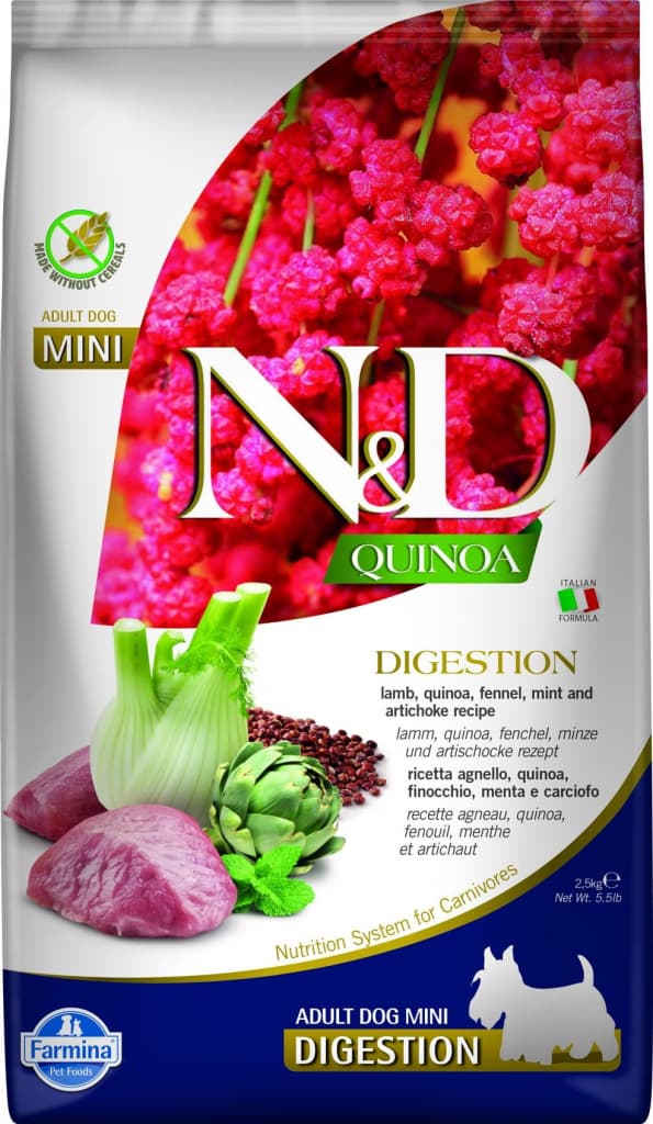 N&D Quinoa Digestion Lamb & Fennel Adult Mini