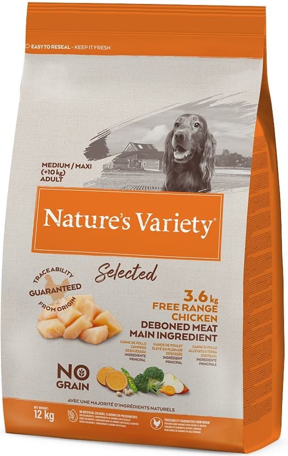 Nature's Variety Selected Medium Adult kuře z volného chovu