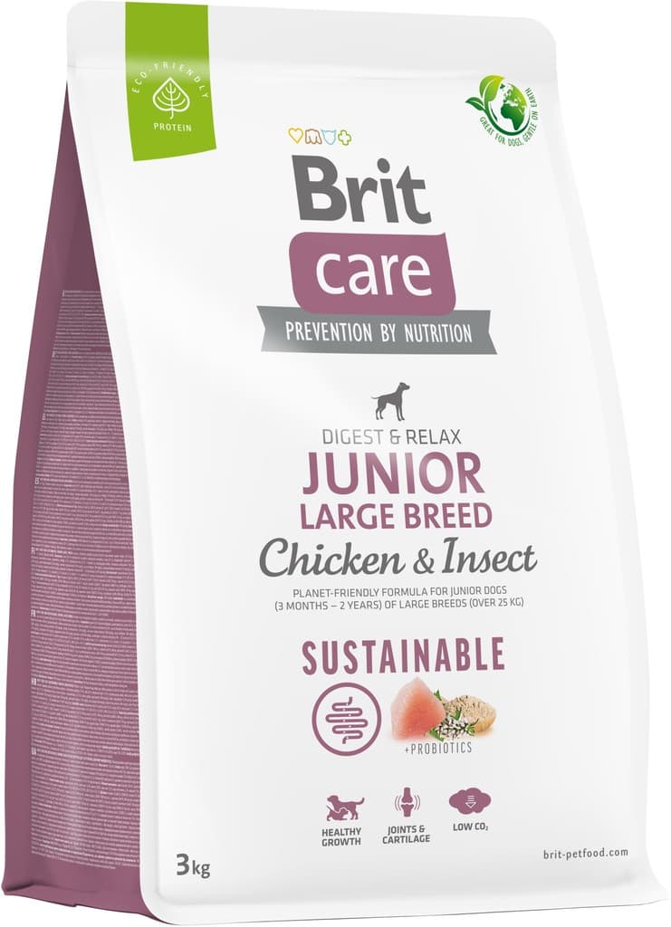 Brit Care Sustainable Junior Large Breed Chicken & Insect