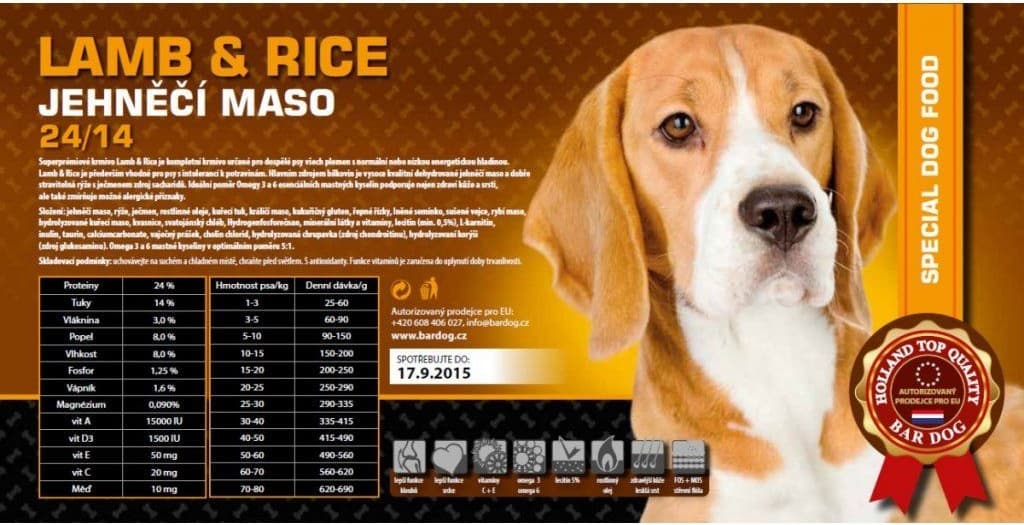 Bardog Super Premium Jehněčí maso 24/14