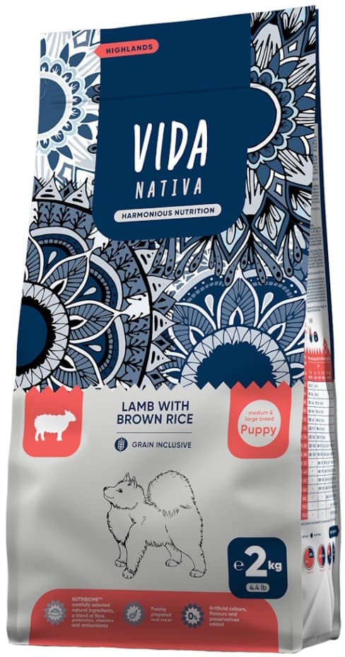 Craftia Vida Nativa Puppy M/L Lamb & Rice