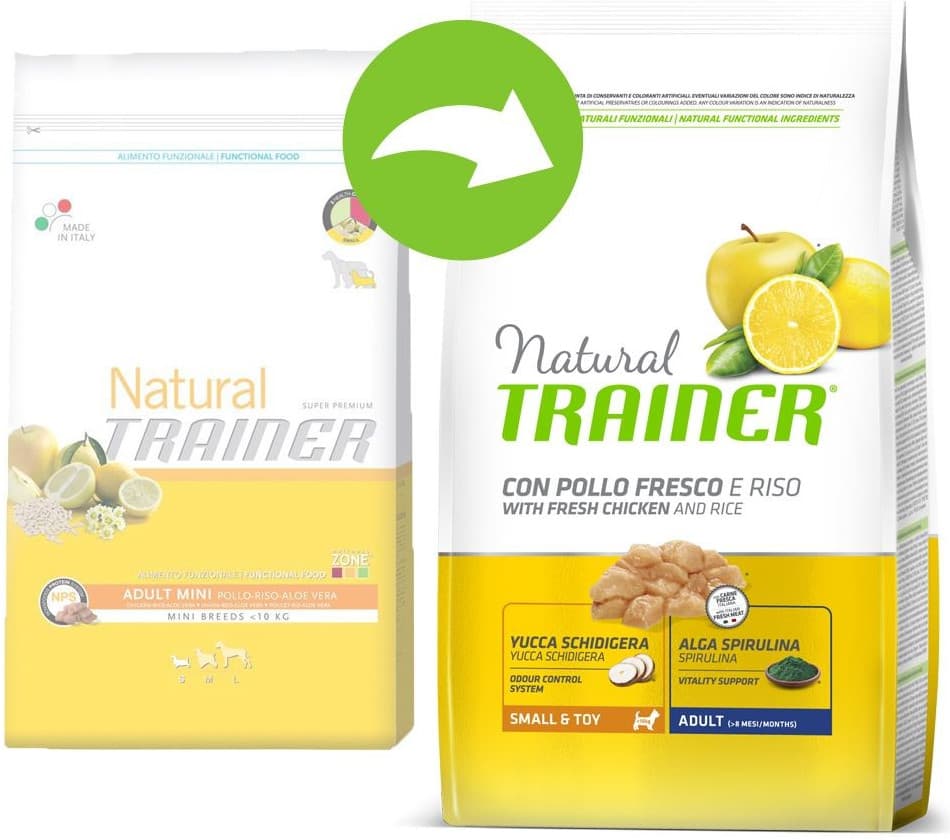Trainer Natural Adult Small & Toy Kuře