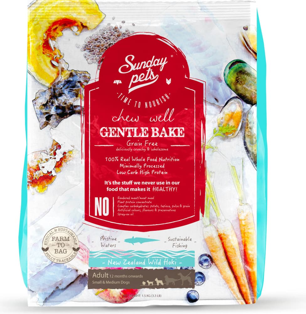 Sunday Pets Gentle Bake Hoki Adult Small/Medium Breed
