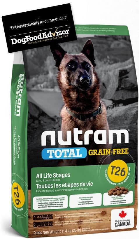 Nutram Total T26 Grain-free Lamb & Legumes